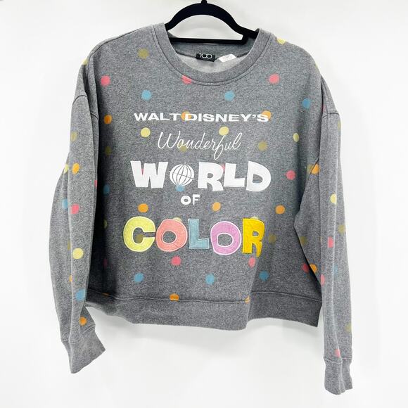 Disney100 Walt Disney's Wonderful World of Color Women's Pullover Sweatshirt 1X - Picture 2 of 5